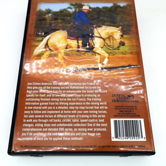 Downunder Horsemanship 4 DVD Set Clinton Anderson Ian Francis Reining Training - Picture 3 of 5